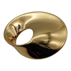 Vintage Monet Mobius Gold-tone Brooch